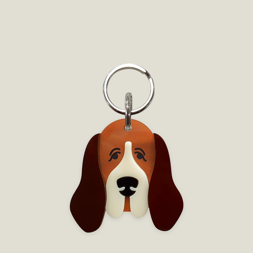 Placa para perro: Basset Hound Lush Berries MX - Main Image