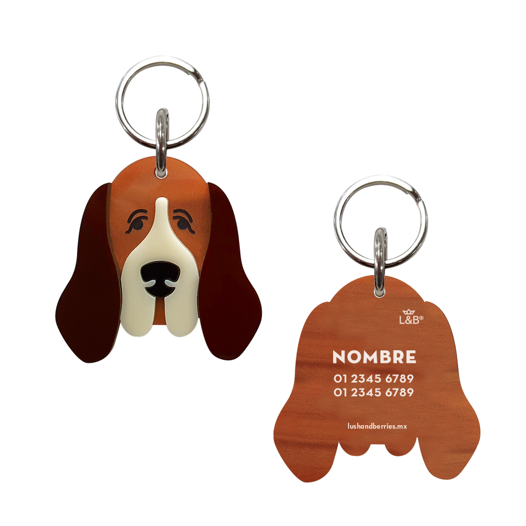Placa para perro: Basset Hound