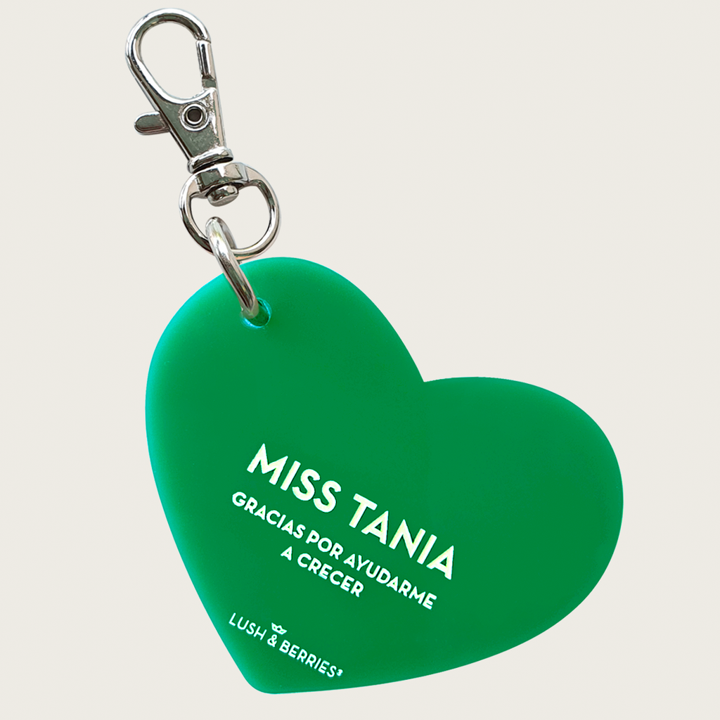 Charm Corazón Personalizable: Maestras