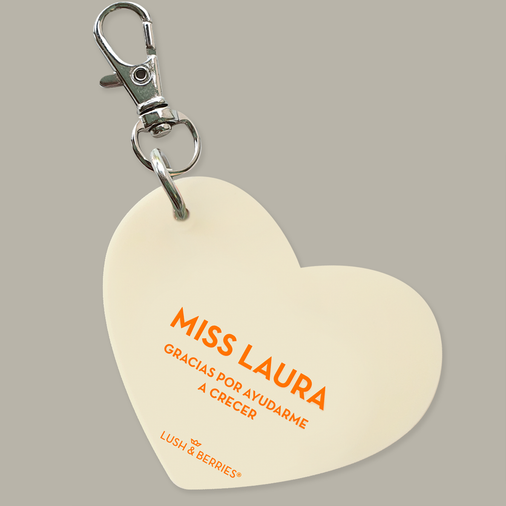 Charm Corazón Personalizable: Maestras