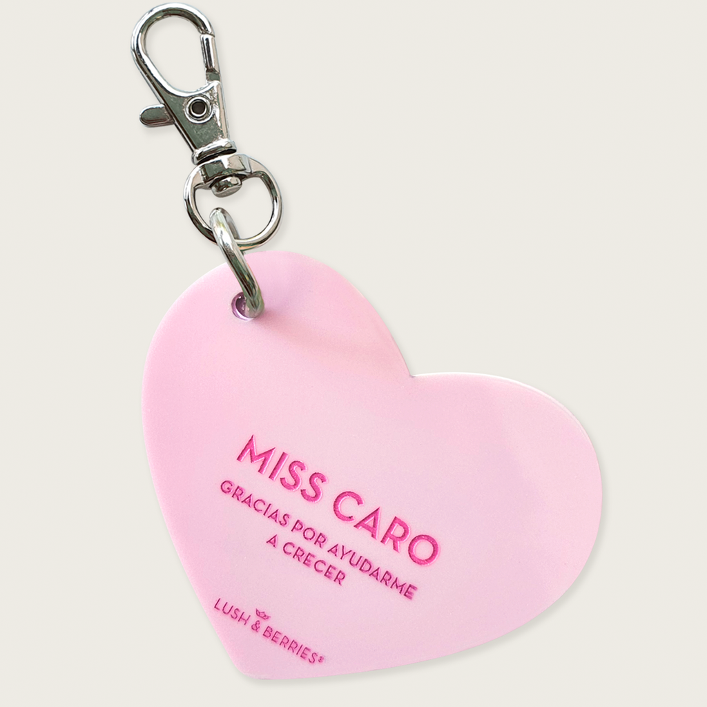 Charm Corazón Personalizable: Maestras