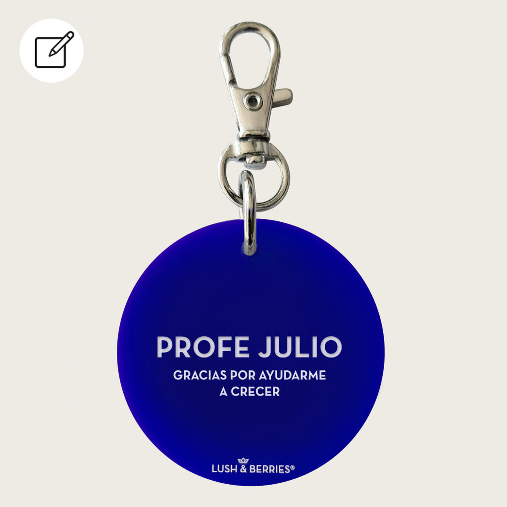 Charm Redondo Personalizable: Maestros