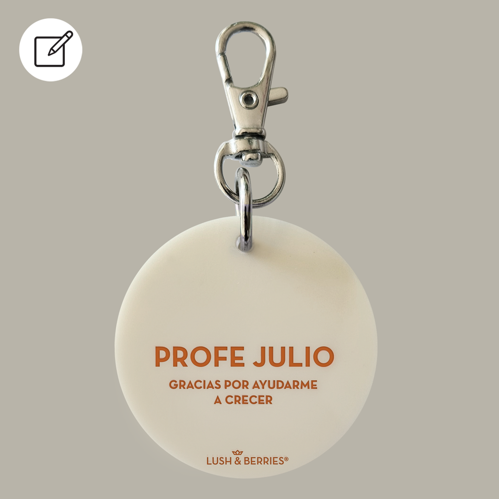 Charm Redondo Personalizable: Maestros