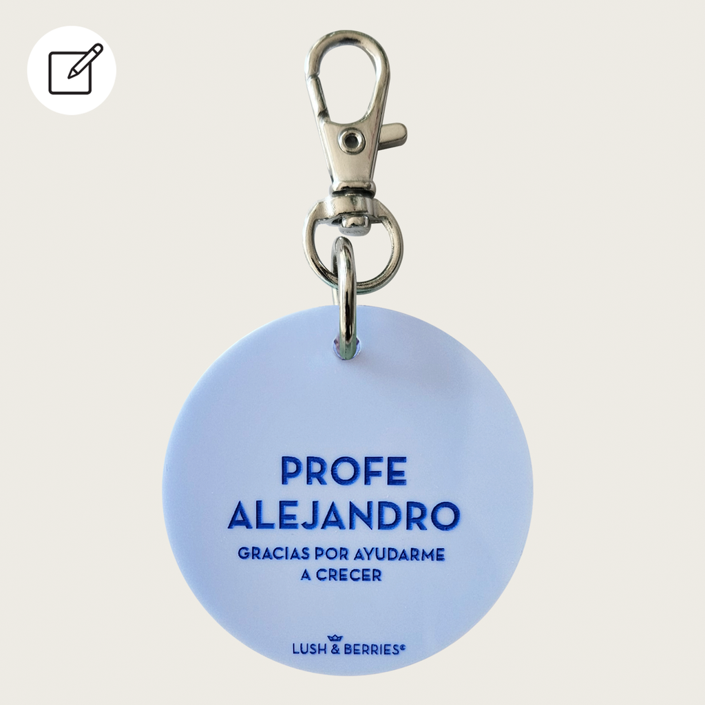 Charm Redondo Personalizable: Maestros