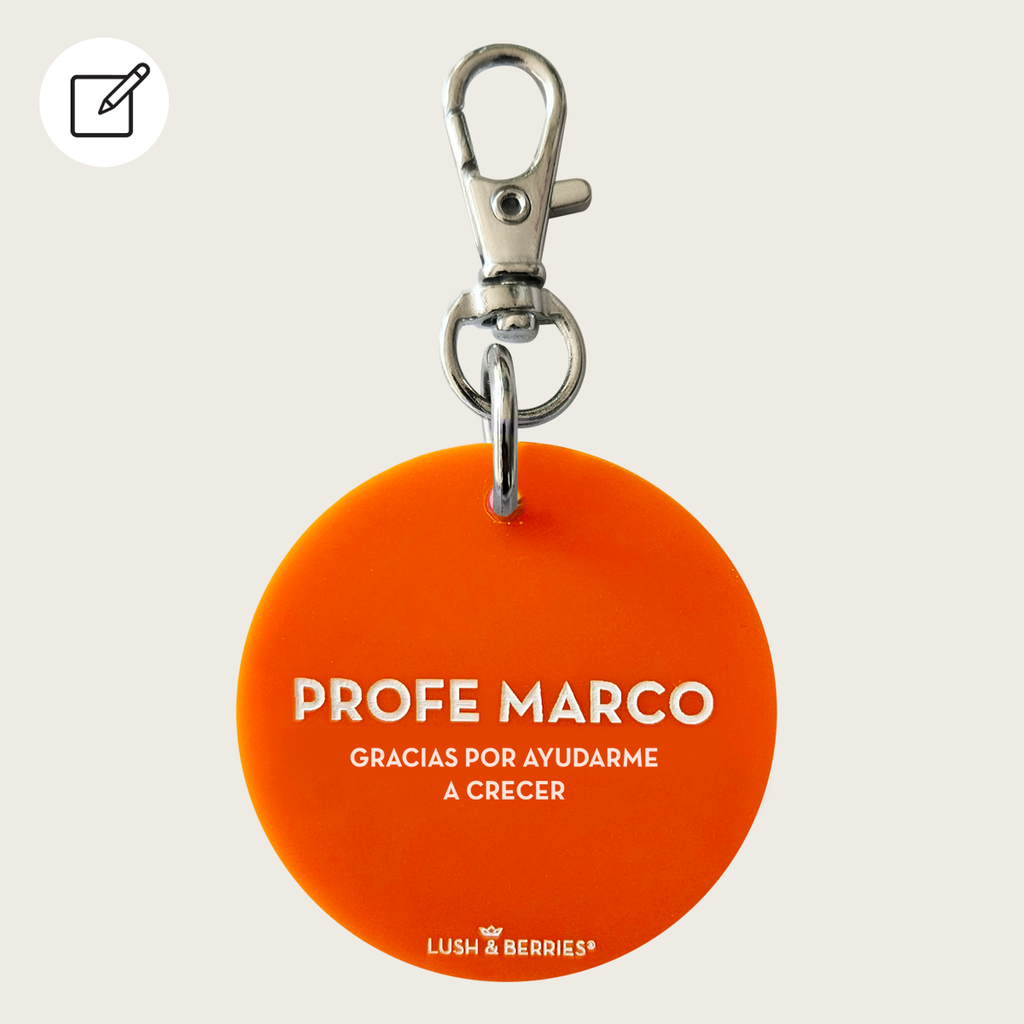 Charm Redondo Personalizable: Maestros