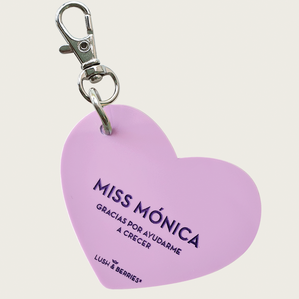 Charm Corazón Personalizable: Maestras