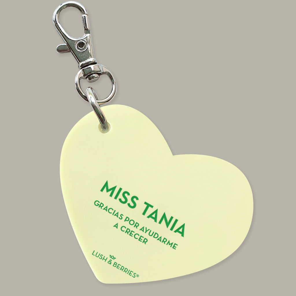 Charm Corazón Personalizable: Maestras