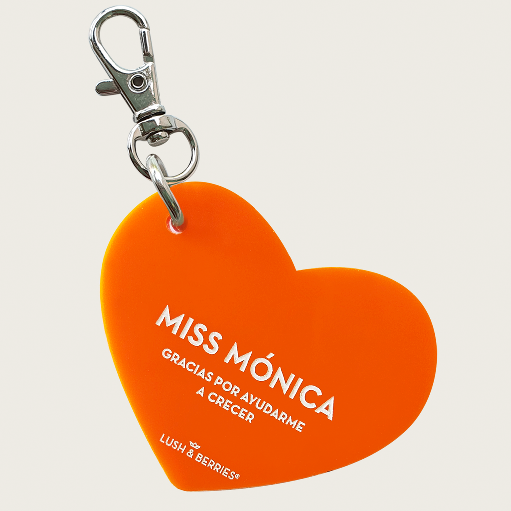 Charm Corazón Personalizable: Maestras