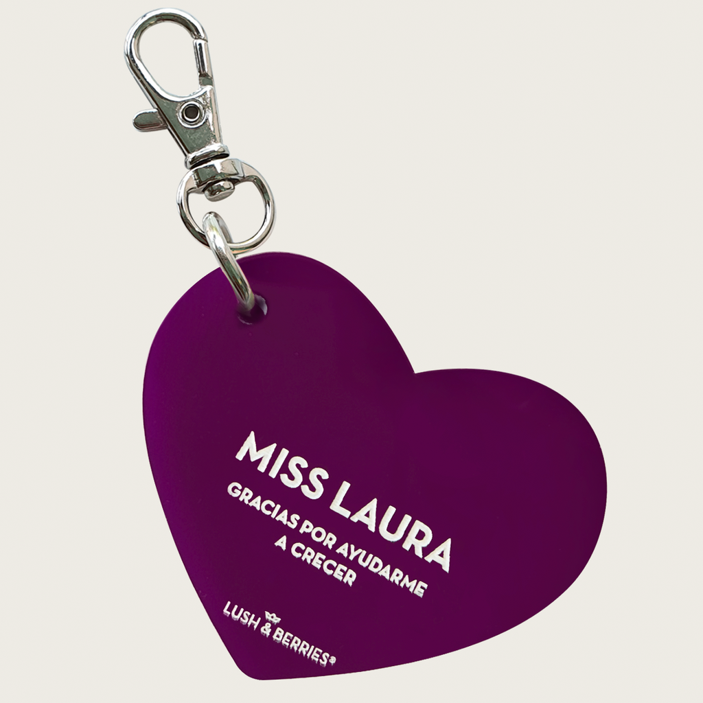 Charm Corazón Personalizable: Maestras