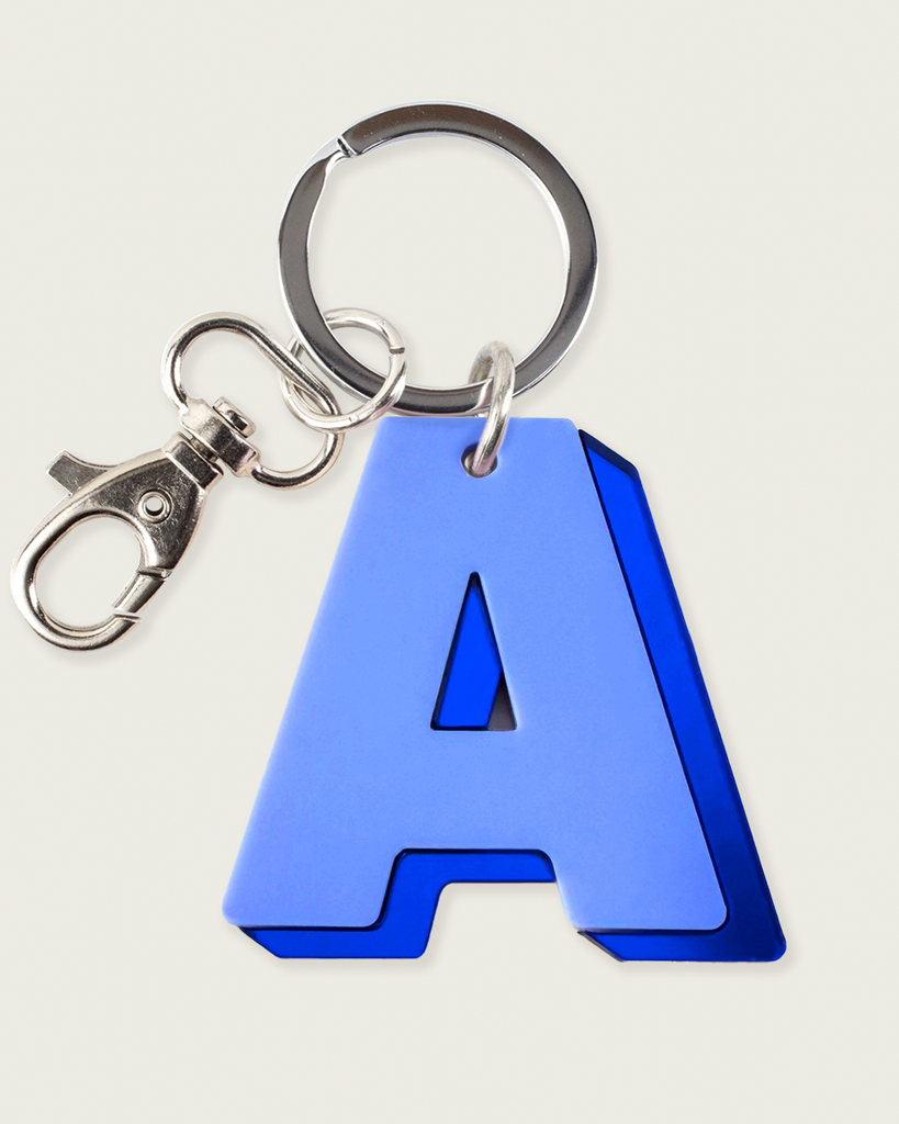 Llavero Letra Maxi: Blue