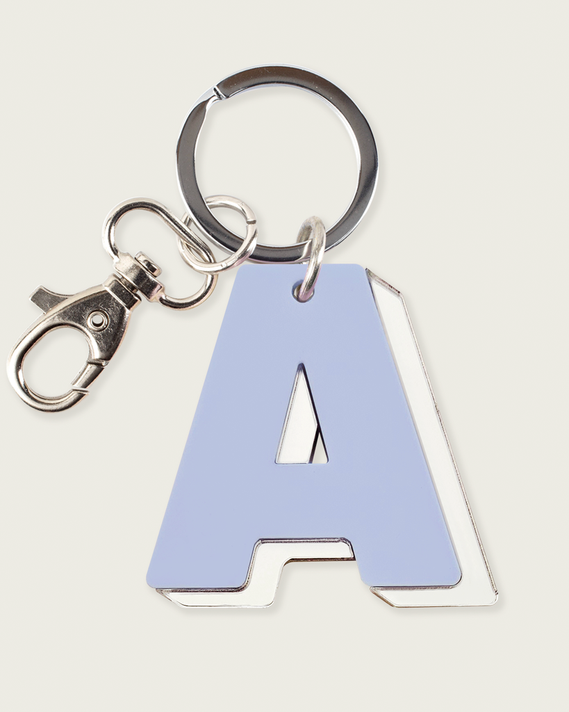 Llavero Letra Maxi: Baby Blue