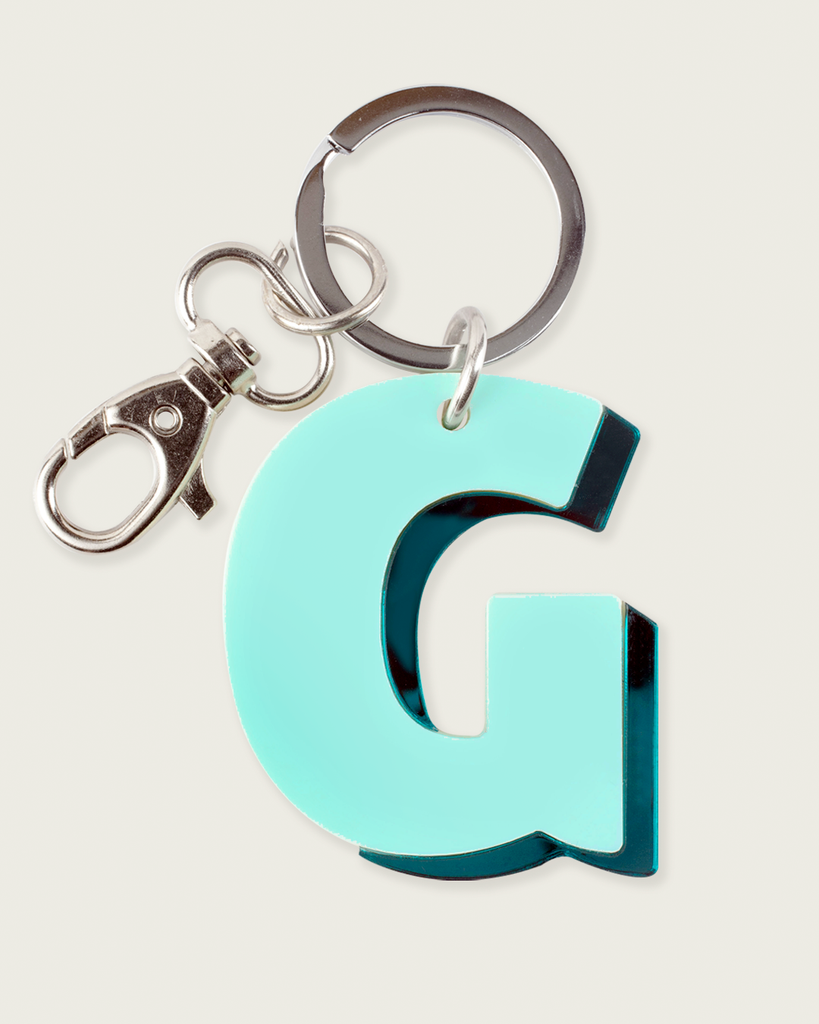 Llavero Letra Maxi: Menta