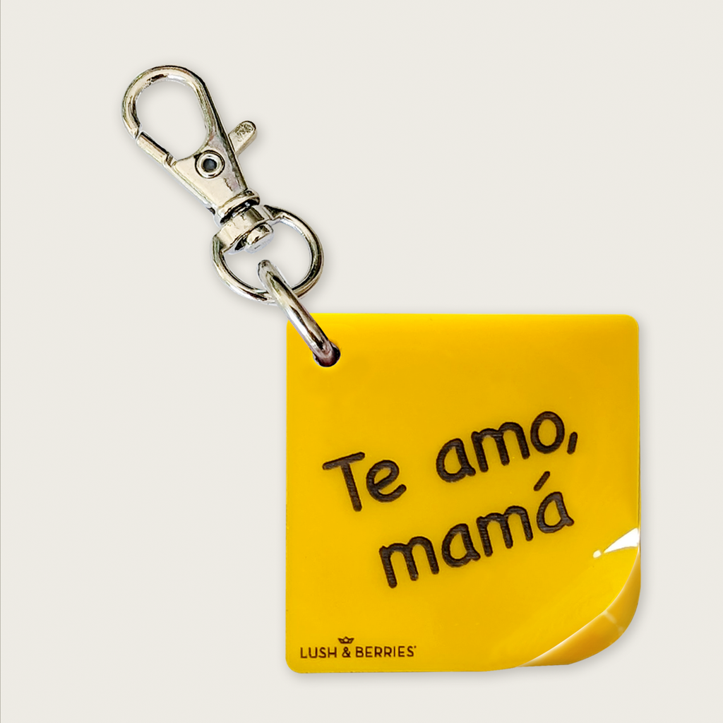 Mini Charm: Post It "Te amo, mamá"