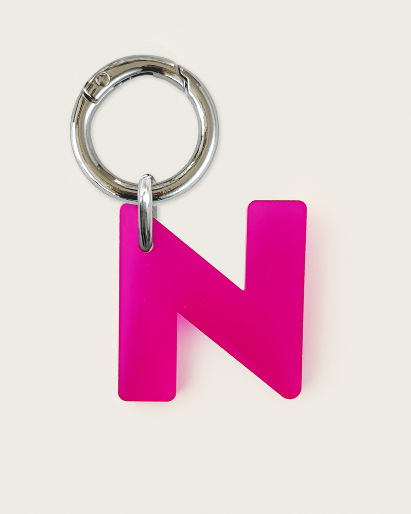 Charm Letra: Raspberry