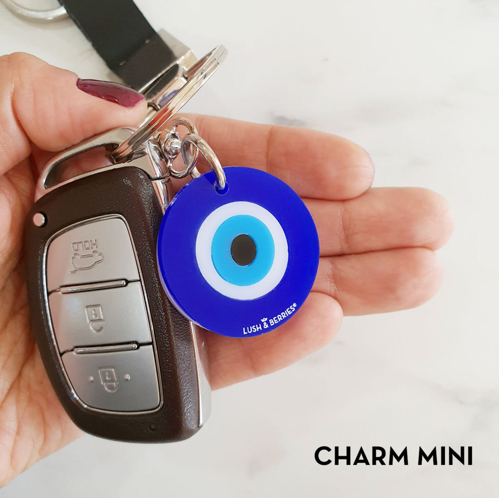 Mini charm Ojo turco: azul