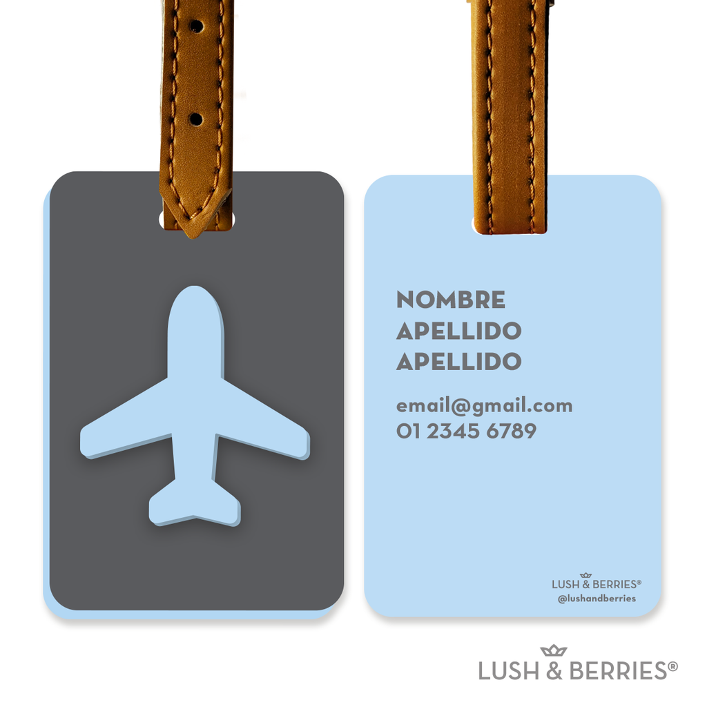 Identificador de maleta: avión