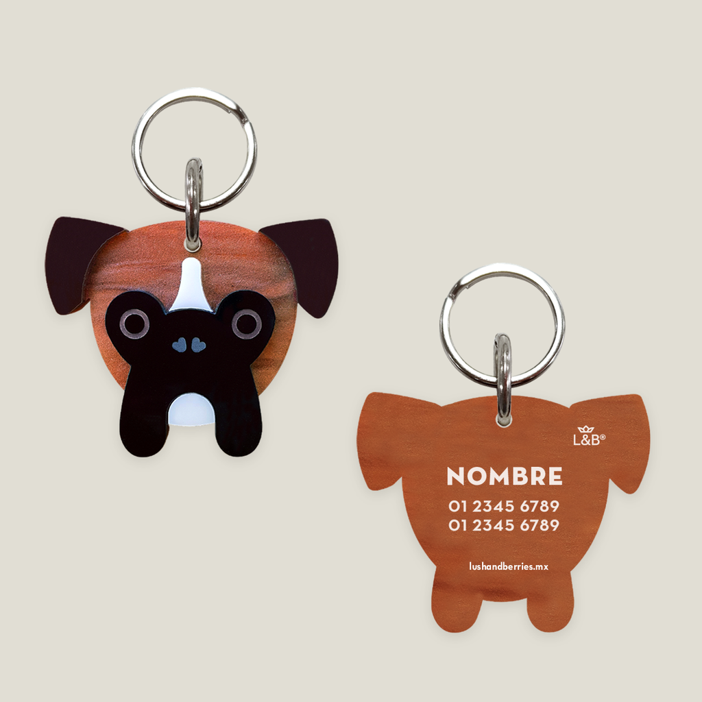 Placa para perro: Boxer