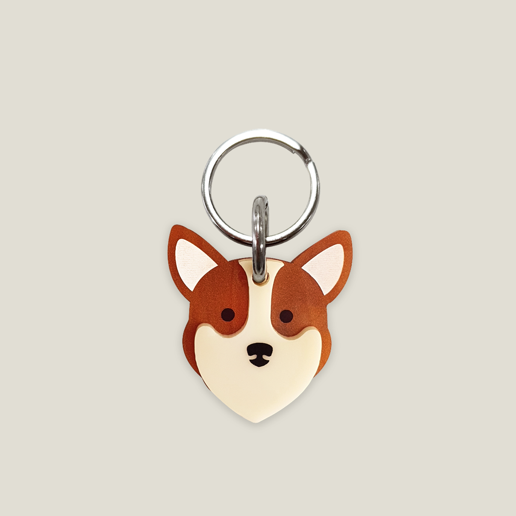 Placa para perro: Corgi