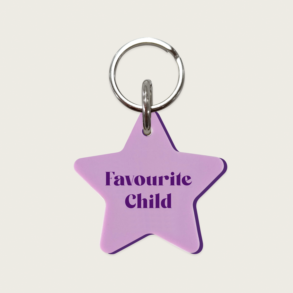 Placa para perro: Favourite child