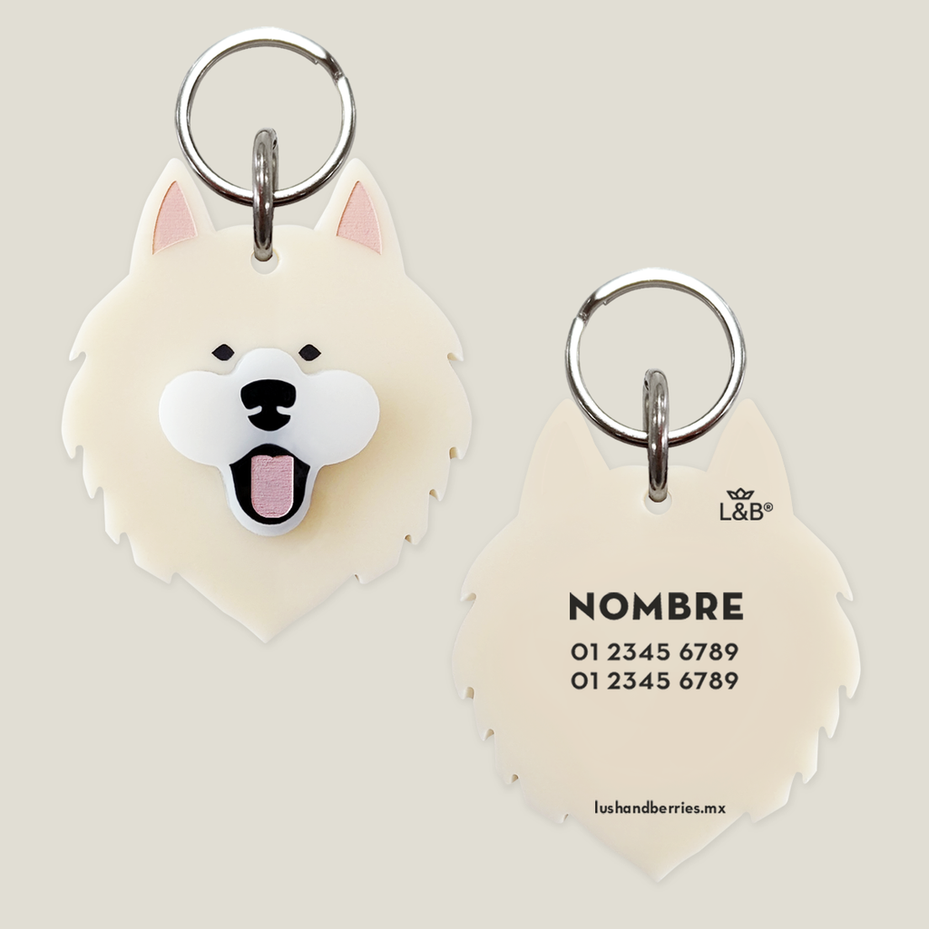 Placa para perro: Samoyedo