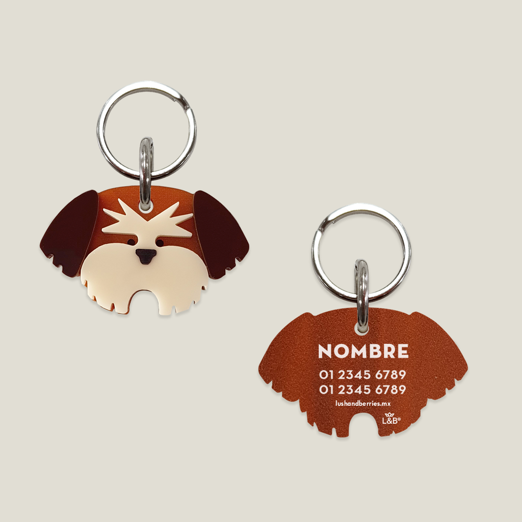 Placa para perro: Shih Tzu