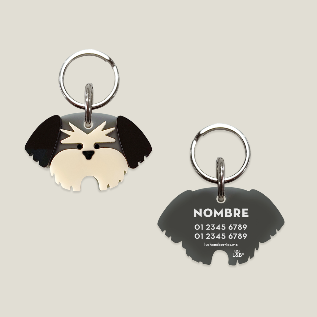 Placa para perro: Shih Tzu