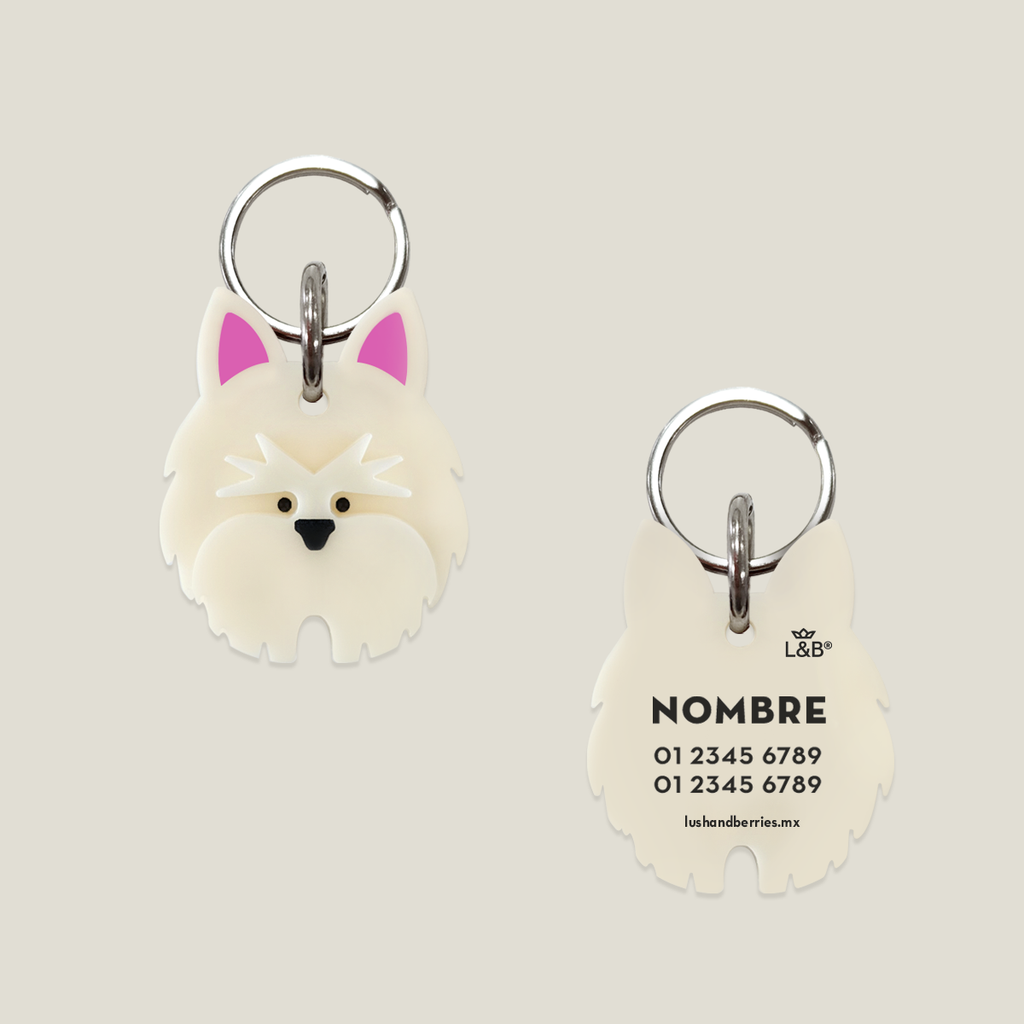 Placa para perro: Westie