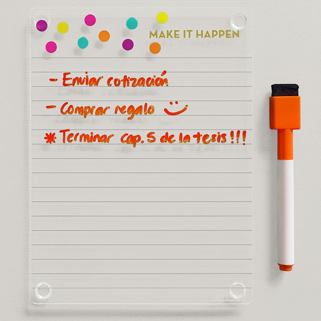 Make It Happen Notepad