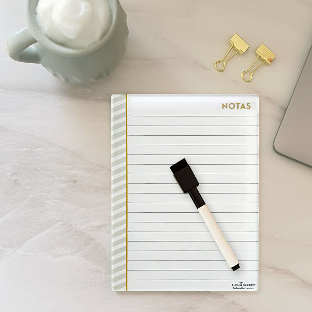 Beige Notepad Color Beige Notepad | Lush & Berries MX