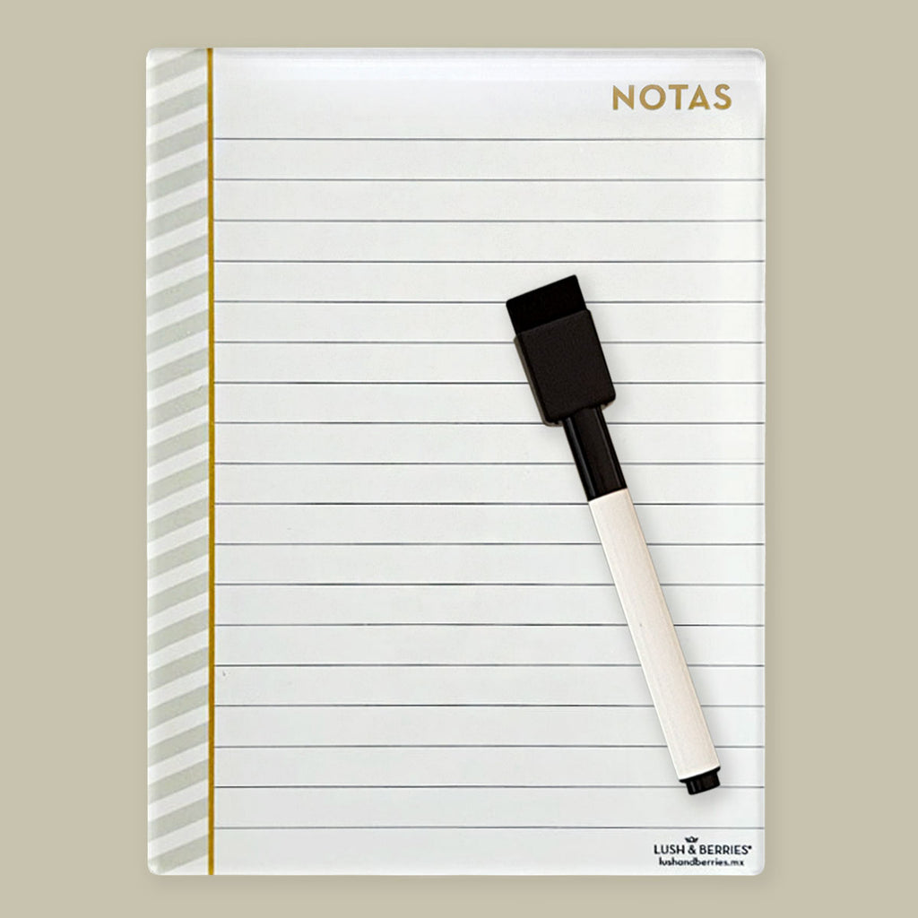Beige Notepad Color Beige Notepad | Lush & Berries MX