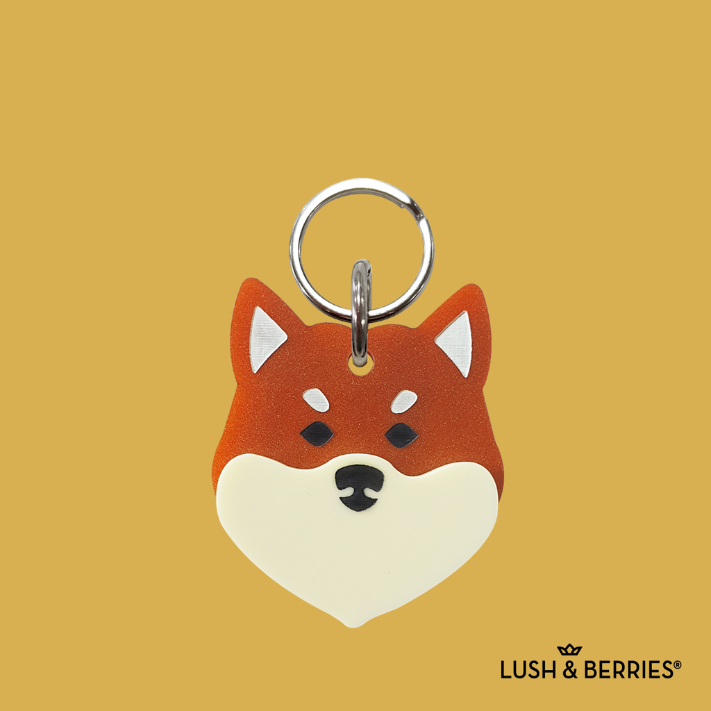 Placa para perro: Shiba Inu