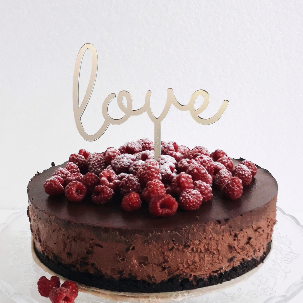 Cake Topper (grande): Love