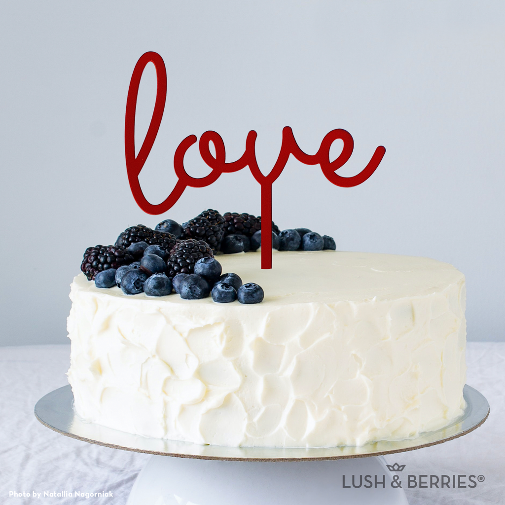 Cake Topper (grande): Love