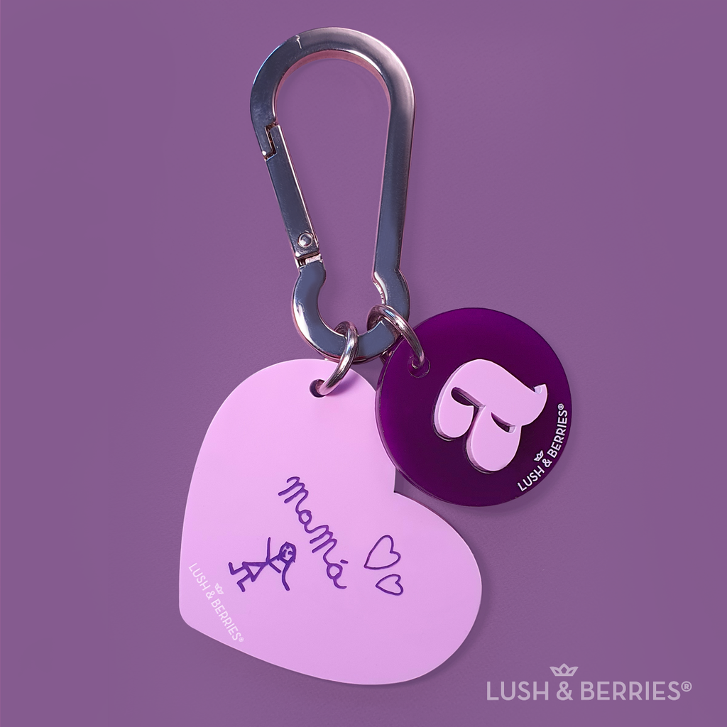 Maxi Charm personalizable + letra: Lavanda