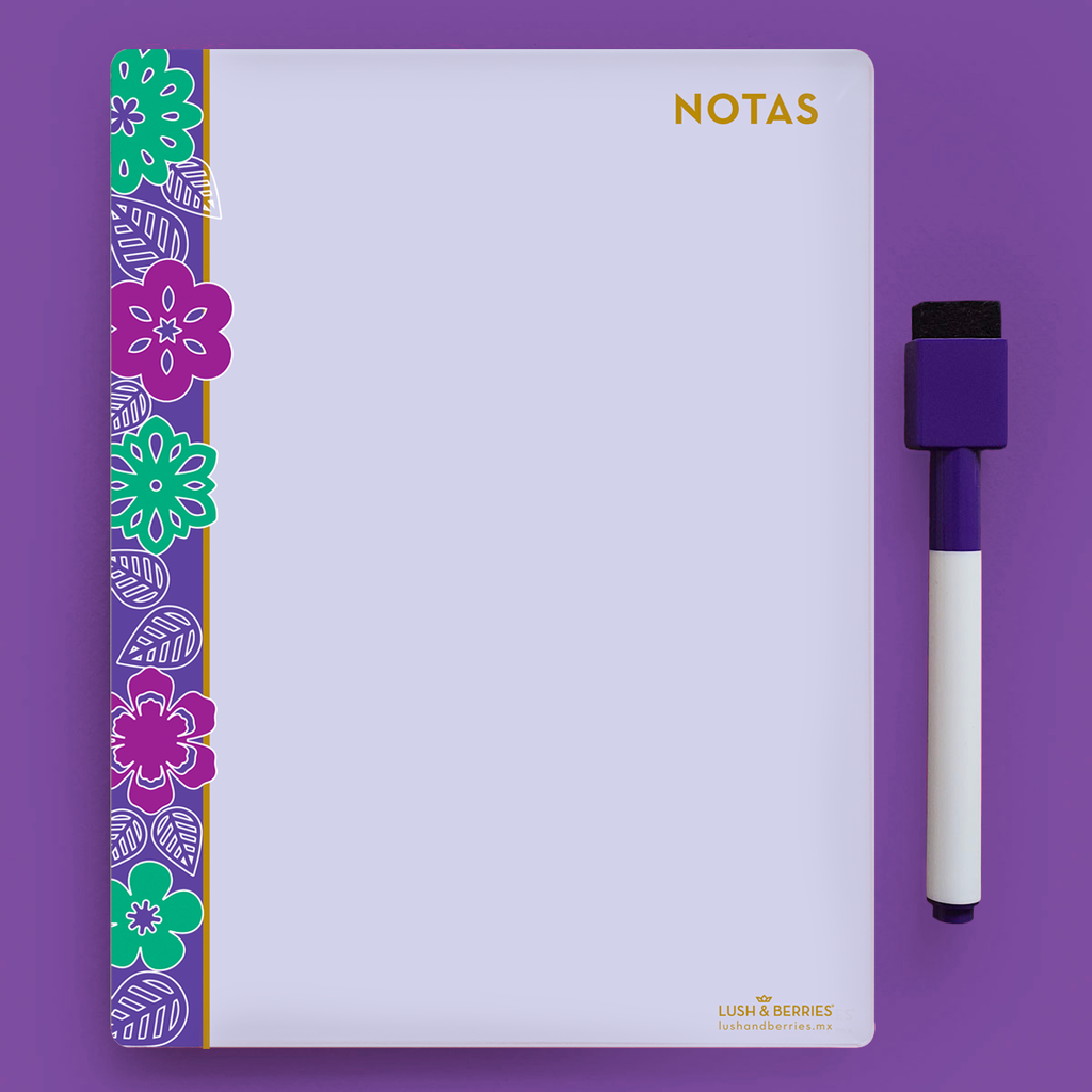 Purple Bloom Notepad